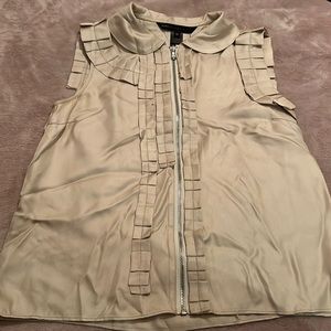 Marc by Marc Jacobs Zipper and Ruffle Blouse